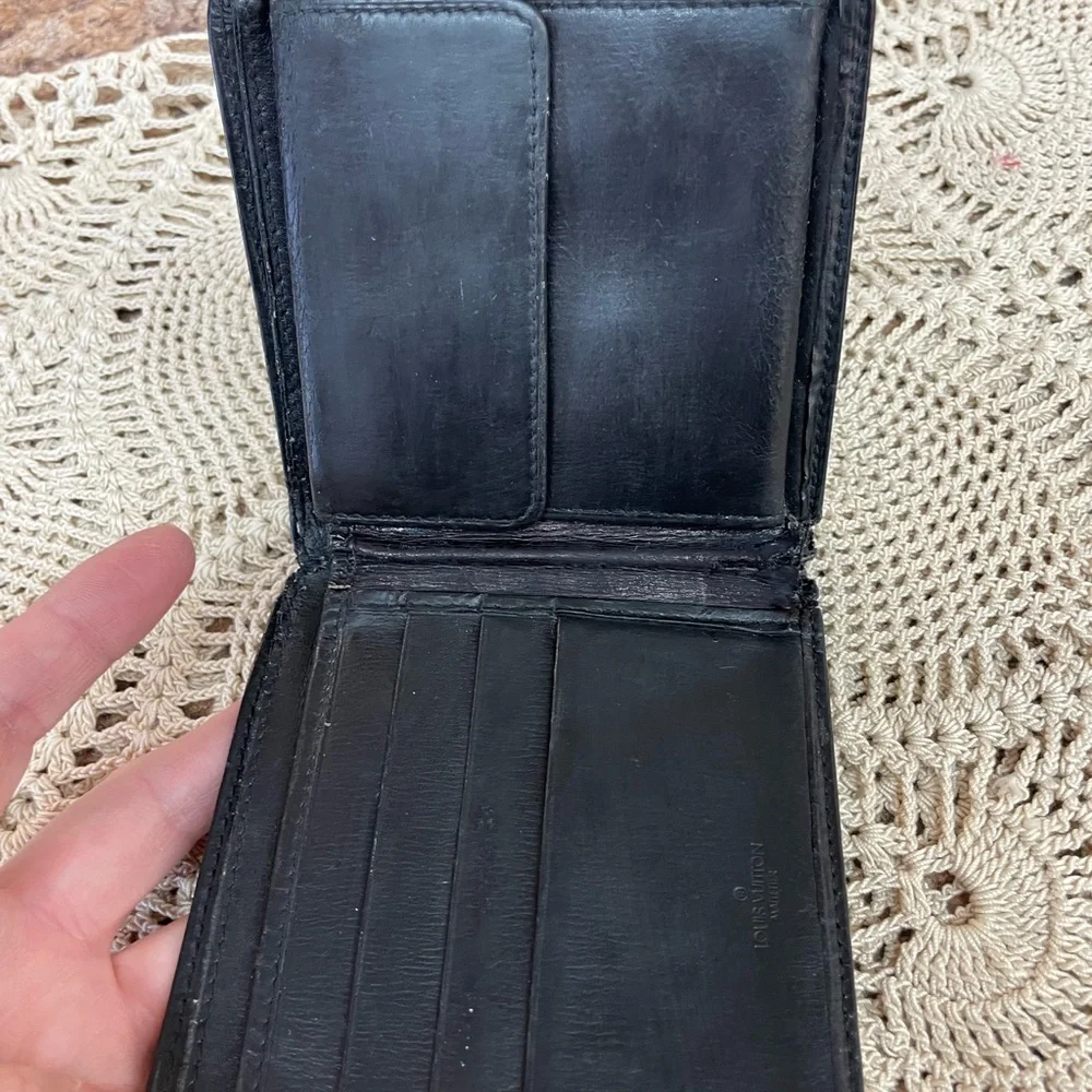 Louis Vuitton Malletier Black Wallet
